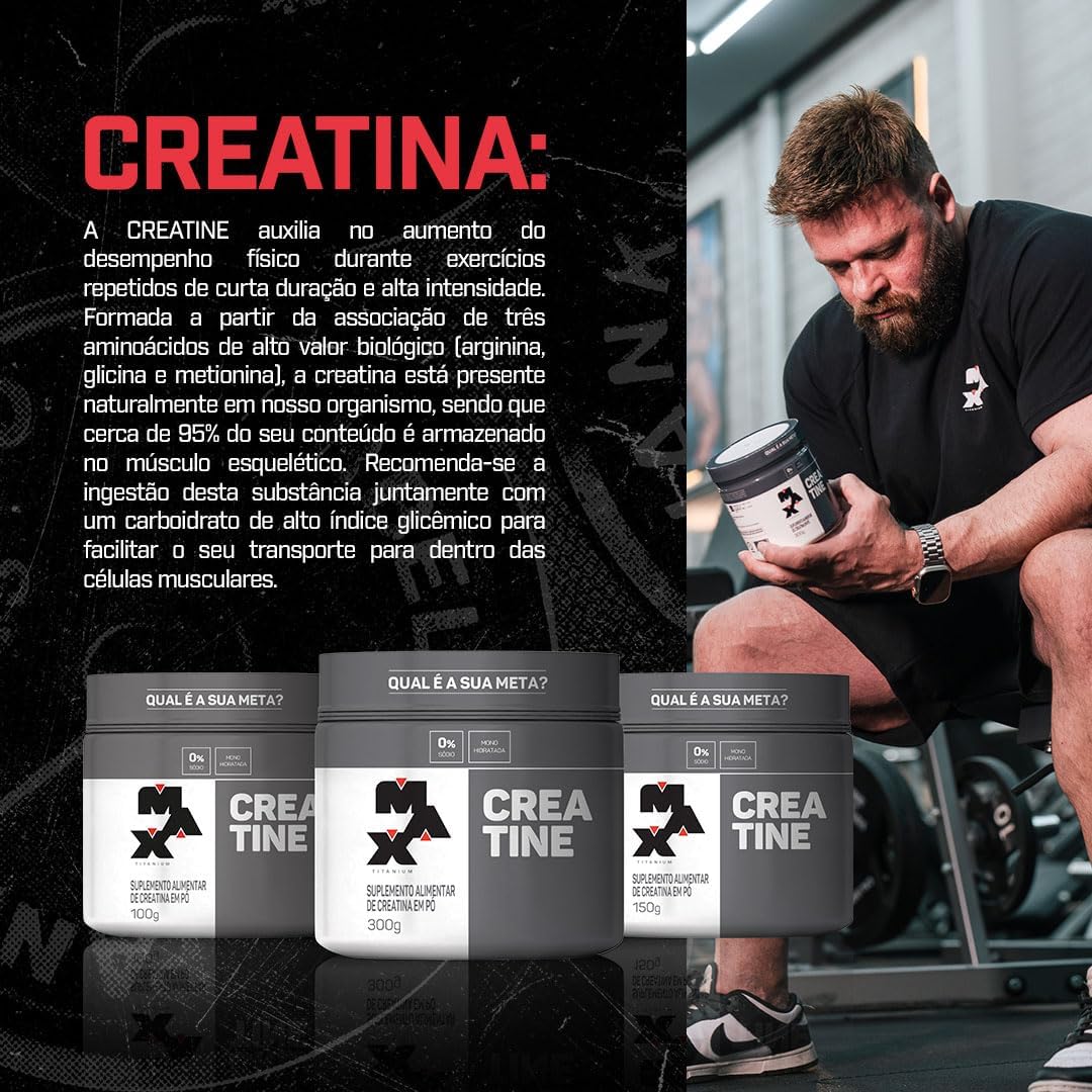 Creatina Max Titanium Creatina Max Titanium Ver Melhor Preço na Amazon
