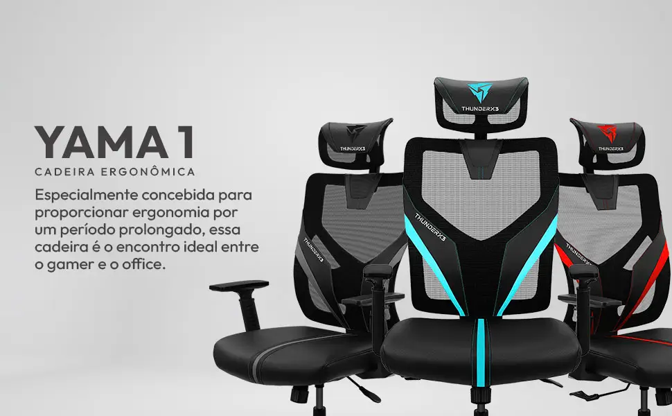 Cadeira Ergonômica ThunderX3 Yama1 Cadeira Ergonômica ThunderX3 Yama1