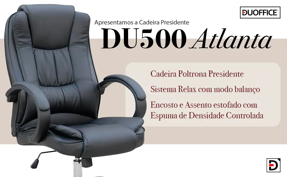 Cadeira Presidente Atlanta Cadeira Presidente Atlanta