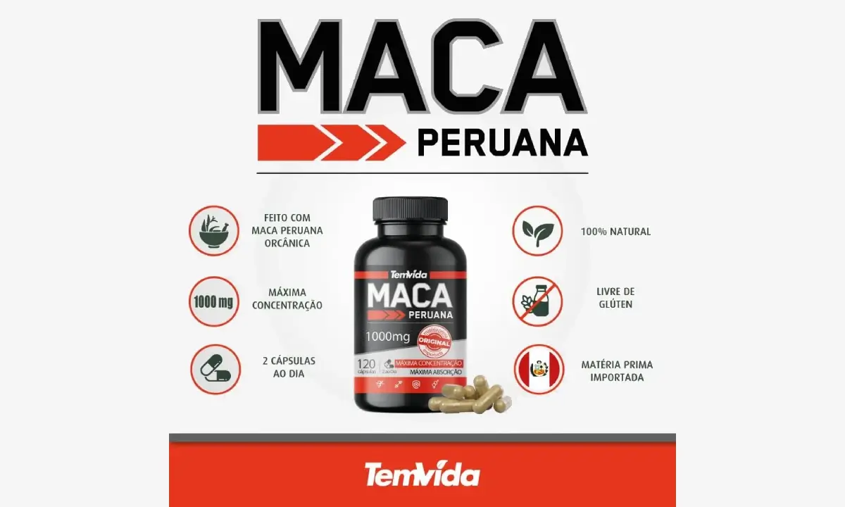 maca peruana - 1000mg maca peruana - 1000mg